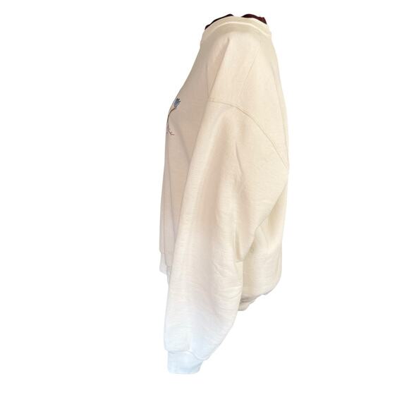 Vtg 90s Y2K Birdhouse Sweatshirt Jerzees Grandmacore Granny core - Picture 4 of 12